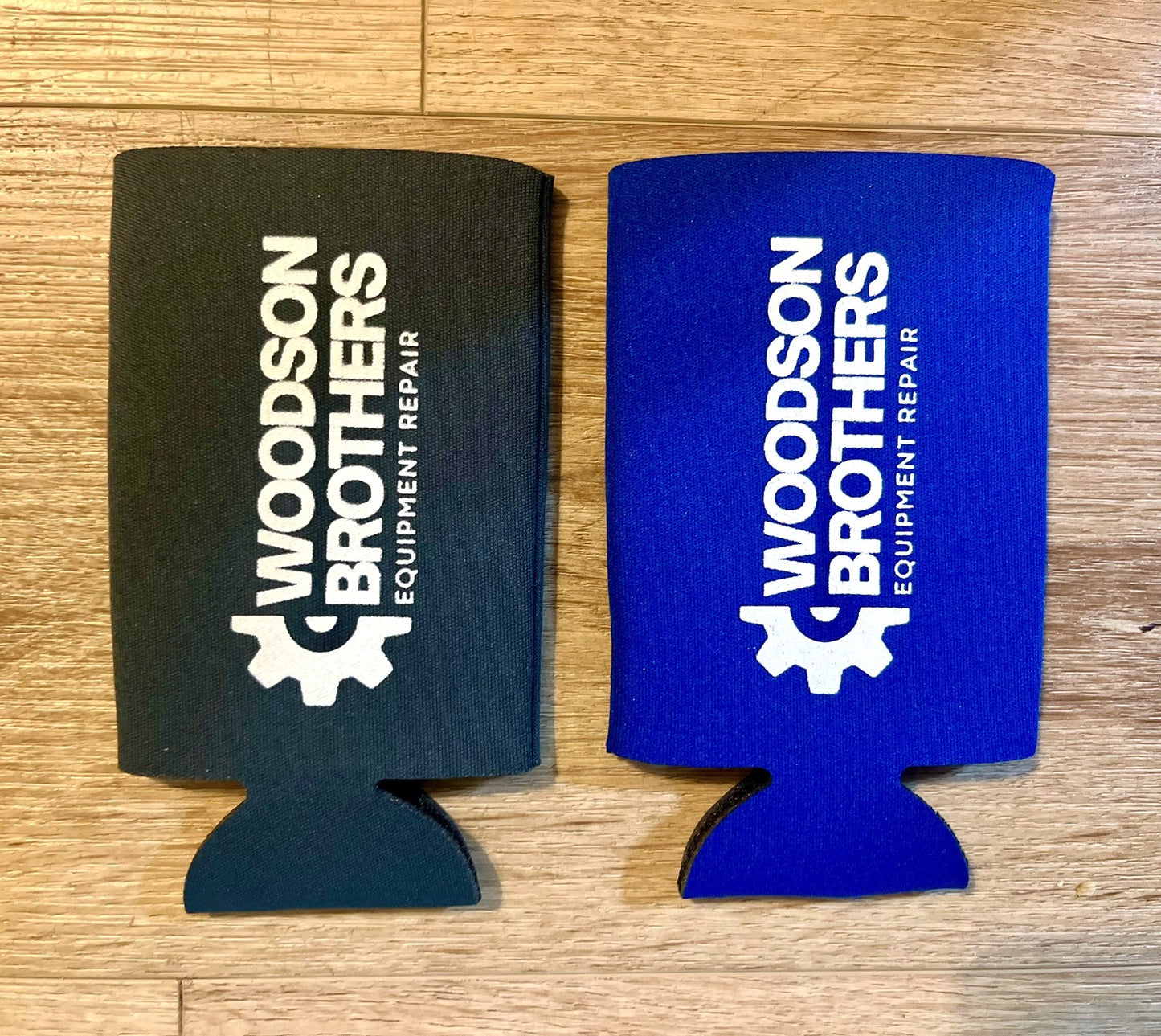 Woodson Brothers Logo Slim Can Koozie